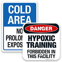 Cold Plunge Signs
