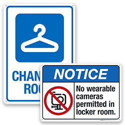 Dressing & Locker Room Signs