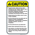 New Jersey Caution Sign, Complies With State Of New Jersey Pool Safety Code, (SI-62111)