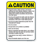 South Dakota Caution Sign, Complies With State Of South Dakota Pool Safety Code