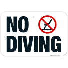 Tennessee No Diving Sign, Complies With State Of Tennessee Pool Safety Code