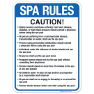 Arkansas Spa Rules Sign, Complies With State Of Arkansas Pool Safety Code Arkansas Spa Rules Sign, Complies With State Of Arkansas Pool Safety Code