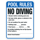 District Of Columbia Pool Rules Sign, Complies With District Of Columbia Pool Safety Code District Of Columbia Pool Rules Sign, Complies With District Of Columbia Pool Safety Code