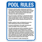 Hawaii Pool Rules Sign, Complies With State Of Hawaii Pool Safety Code Hawaii Pool Rules Sign, Complies With State Of Hawaii Pool Safety Code