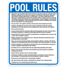 Illinois Pool Rules Sign, Complies With State Of Illinois Pool Safety Code Illinois Pool Rules Sign, Complies With State Of Illinois Pool Safety Code