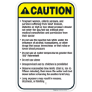 Ohio Caution Sign, Complies With State Of Ohio Pool Safety Code Ohio Caution Sign, Complies With State Of Ohio Pool Safety Code
