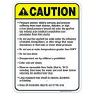 Vermont Caution Sign, Complies With State Of Vermont Pool Safety Code Vermont Caution Sign, Complies With State Of Vermont Pool Safety Code