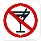 No Drinking Alcohol Symbol Sign No Drinking Alcohol Symbol Sign