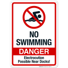 No Swimming Sign, Pool Sign, (SI-6802) No Swimming Sign, Pool Sign, (SI-6802)