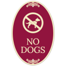 No Dogs Decor Sign No Dogs Decor Sign