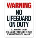 West Virginia No Lifeguard Sign, Complies With State Of West Virginia Pool Safety Code