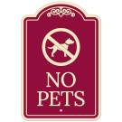 No Pets Décor Sign, (SI-73656)