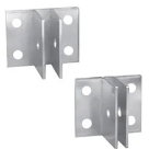 Center Brackets - Silver, 1/4"